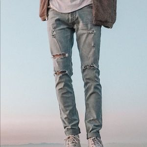Pac Sun, Mens Denim Skinny Jeans, W30, L32